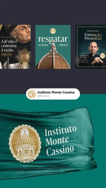 Identidade visual de Instituto Monte Cassino